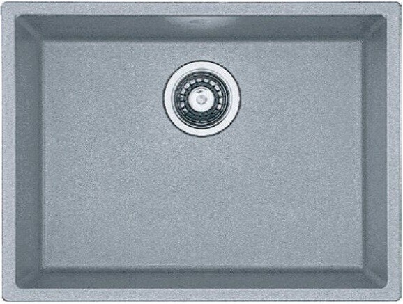 Кухонная мойка Fabiano Quadro 53х46 Grey Metallic