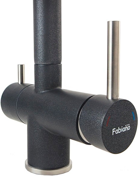 Кухонний змішувач з підключенням до фільтру Fabiano FKM 31.7 SS Antracit