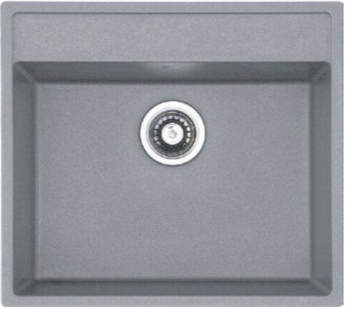 Кухонна мийка Fabiano Quadro 56х51 Grey Metallic