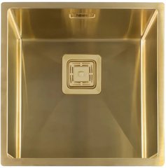Кухонна мийка Fabiano Quadro 44 Nano Gold R10